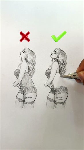How to draw a girl side