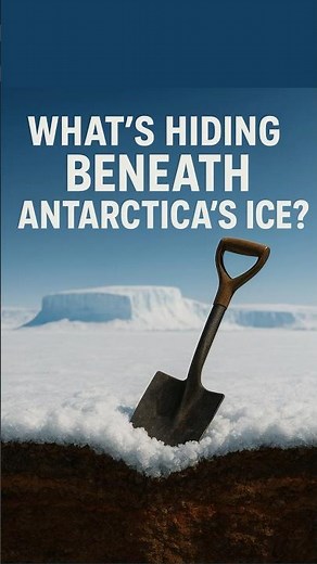 What’s Hiding Beneath Antarctica’s Ice? | The Secrets Under the Ice Revealed #sciencefacts #facts