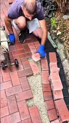 The Secret to a Perfectly Aligned Brick Patio Installation