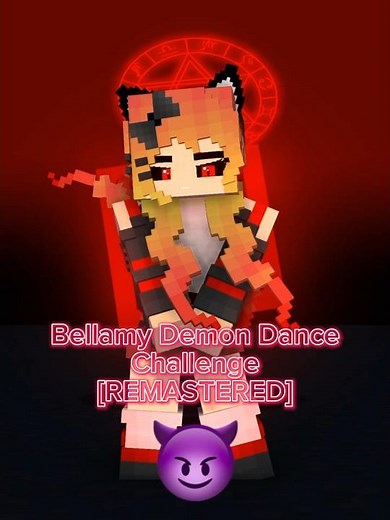 Bellamy Demon Dance Challenge - Mine-imator Minecraft Animation #shorts #minecraft