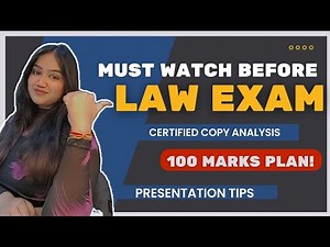 CA Inter Law Exam Strategy | Presentation Tips That Can Change Your Result | Certified Copy Analysis