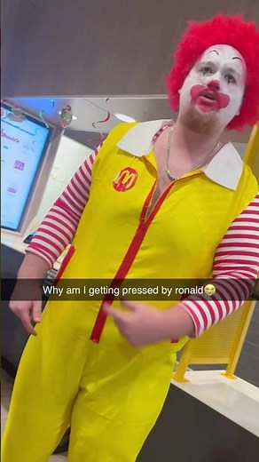 Ronald McDonald Got Angry!