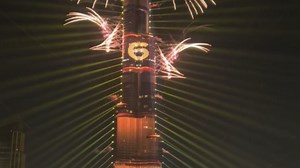 Burj Khalifa hosts the most dazzling fireworks display to