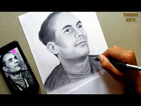 Mahakavi Laxmi Prasad Devkota Sketch - महाकवि लक्ष्मीप्रसाद देवकोटा Nepali Art|Nepali Artist