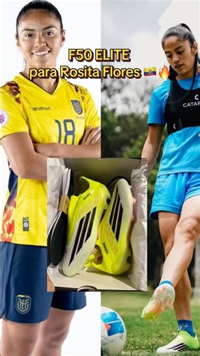 F50 elite BORN FOR GOALS entregando a una jugadora profesional 🇪🇨🤝 #futbol #f50 #soccercleats