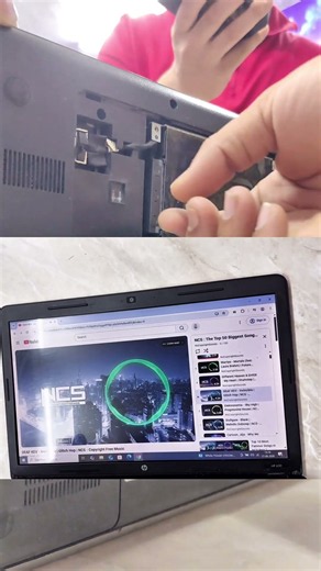 What happens when you remove the storage from a running laptop? #technology #pcgaming #diy #pcbuild