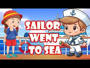 A sailor went to sea | Kids & Nursery Rhymes | Sing Along Song | Animated
