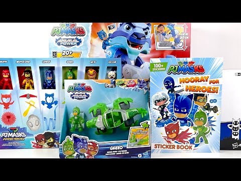 PJ Masks Unboxing Toy Collection Review ASMR | Catboy Gekko Owlette