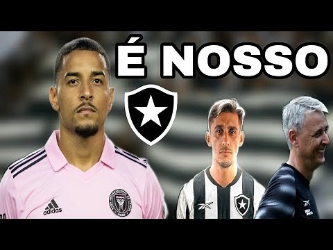 BOTAFOGO ACERTOU A CONTRATAÇÃO DO VOLANTE GREGORE, DAMIÁN SUÁREZ PODE ESTREAR NO CLÁSSICO ⭐