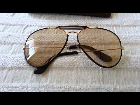 Vintage Ray Ban Leathers Sunglasses (Bausch and Lomb)