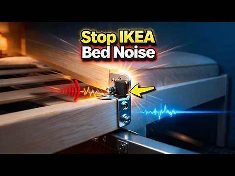 How to Stop IKEA Bed Noise | Fix Squeaky IKEA Bed Frame (100% Quiet Solution)
