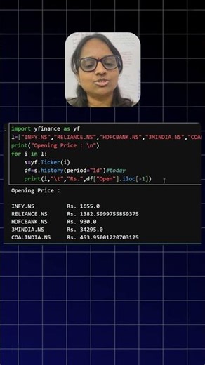 How to Fetch Real-Time Stocks Data Using Python #pythontutorial #pythonforbeginners