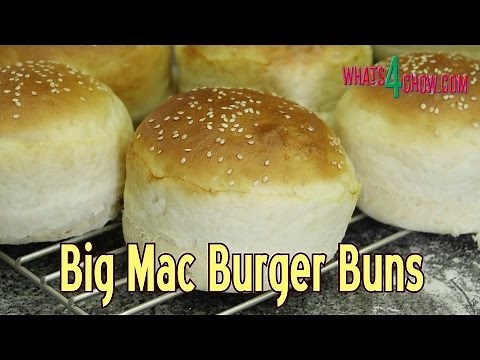 Classic Big Mac Burger Buns Recipe - How to Make McDonald's Burger Buns at Home - Quick and Easy!!!