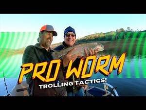 Trout Fishing: How To Thread A Worm on a Hook For Trolling!