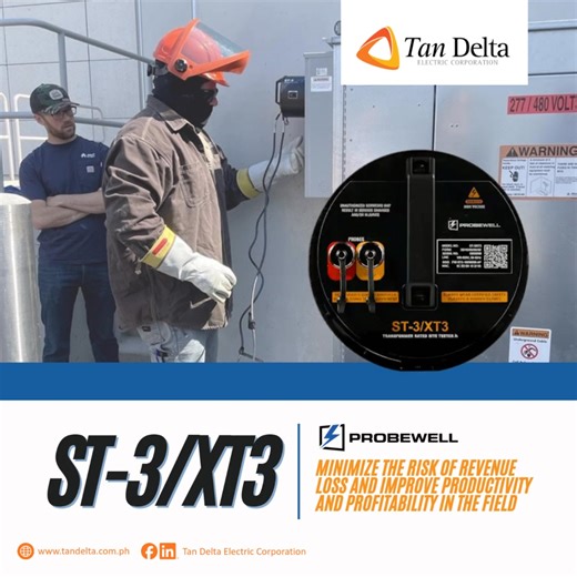 ⚡ Fast. Accurate. Safe. The ST-3 / XT3 Transformer-Rated Site Tester is built for precise CT accuracy testing and advanced power quality analysis, helping teams work faster without compromising safety. With integrated WiFi and the free Probewell Connect 2.0 app, testing and reporting are simple, remote, and efficient. ✔ Power Quality Analysis (harmonics & 3-phase vector diagram) ✔ CT Ratio Testing (Primary & Secondary) ✔ PT Burden Testing ✔ Admittance Testing Smarter transformer testing for reli
