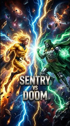 Sentry vs Doctor Doom – Who Actually Wins? 🤯🔥 #doctordoom #avengersdoomsday