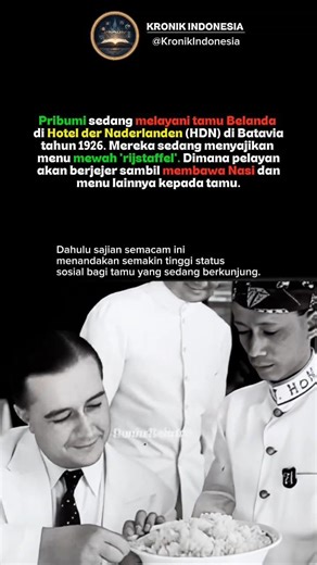 ​Wajib Tau! Mewahnya Menu Rijsttafel Tahun 1926 🍛 #shorts