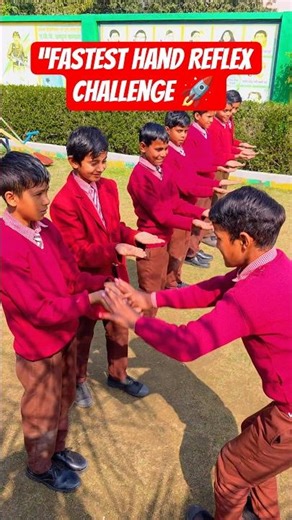 “Fastest Hand Reflex Challenge 🚀 | School Game Activity”