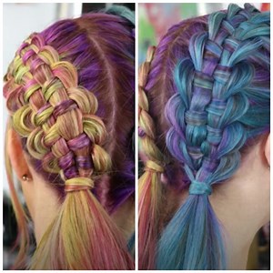 209K views · 6.1K reactions | Suspended Infinity Braid VS. Zipper Braid! | Sweethearts Hair | Facebook