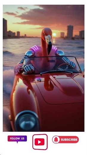 Cyberpunk Flamingo Drifts A Ferrari In Flooded Miami!