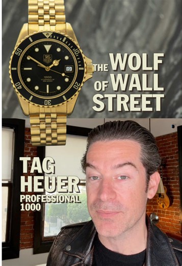 TAG Heuer Professional 1000 Series in The Wolf of Wall Street