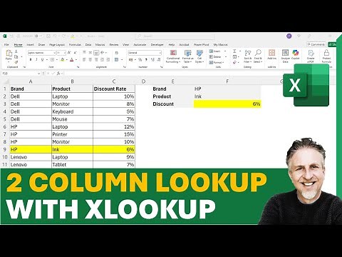 2 Column LOOKUP - Multiple Criteria Across Multiple Columns Using XLOOKUP