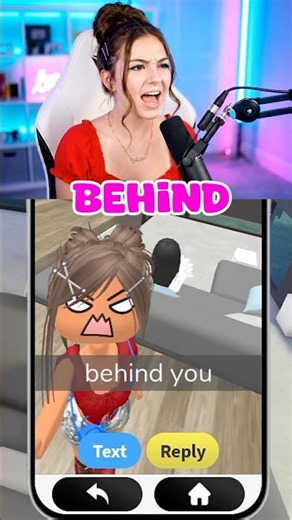 ROBLOX SNAPCHAT TROLLING 😹👹Look Behind You #funny #robloxmemes #meme #roblox
