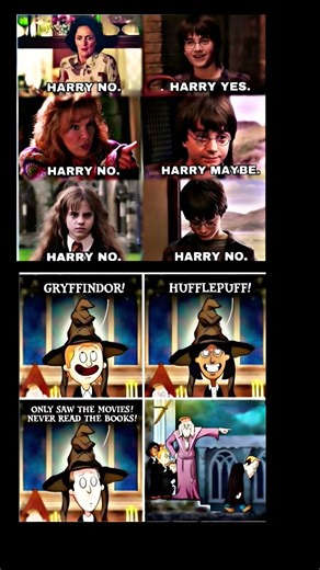 Harry Potter Meme: Gryffindor Hype vs Hufflepuff Vibes Gone Wrong 🤣 #harrypotter #funny #shorts #yt