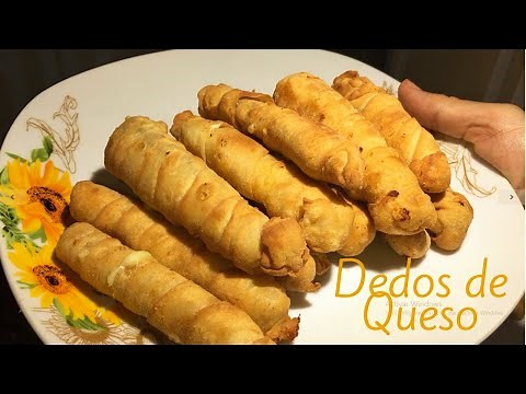 Dedos de queso y bocadillo fáciles de hacer!