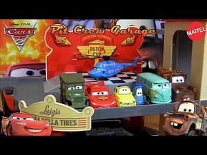 2011 Disney*Pixar's Cars 2 Piston Cup/Pit Crew Garage (Classic BluCollection review)