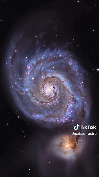 pahadi_astro THE WHIRLPOOL GALAXY (M51) Behind the scene of capturing the beautiful whirlpool galaxy. The Whirlpool Galaxy is a grand-design spiral galaxy with beautifully wound arms that look like a cosmic whirlpool making it one of the best examples of a classic spiral galaxy. It was the first galaxy in which astronomers clearly identified spiral arms. It resides in the constellation Canes Venatici and lies roughly 25-31 million light-years away from Earth. It was first discovered by Charles M