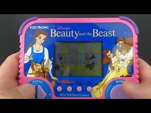 Disney Beauty and the Beast Tiger Electronics Handheld Game Vintage 1990