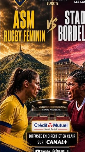 ASM Women's Rugby 🏉 vs Les Lionnes du Stade Bordelais