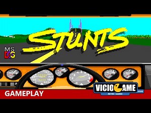 🎮 Stunts (MS-DOS) Gameplay
