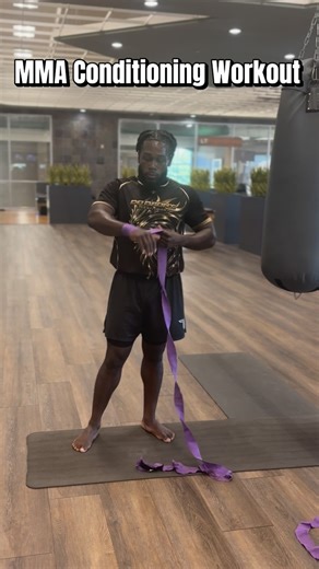 Nas on Instagram: "MMA Conditioning Workout 🥊 Here’s a few movements I put together in intervals in order to push myself and work on my conditioning. Definitely one of my most rigorous but also must fun workouts! #mma #strength #conditioning #calisthenics #muaythai"
