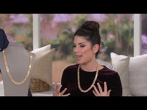 14K Gold Bold Byzantine Necklace on QVC
