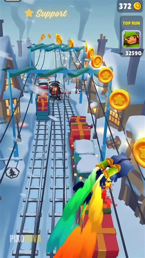 Pixonova on Instagram: "🧊🦖 This Dino Run Feels Unreal Subway Surfers endless runner gameplay by Pixonova 🎮 #subwaysurfers #endlessrunner #pixonova #trending"