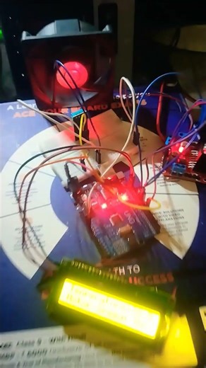 Temperature operating Fan speed | Aurdino Uno Project