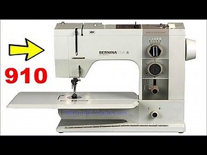 Bernina 910 Matic Electronic / Test Sewing Demo
