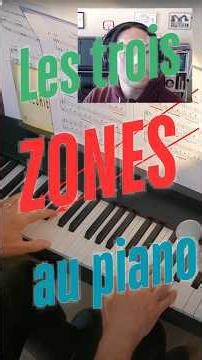 Les Trois ZONES au PIANO #piano #techniquepiano