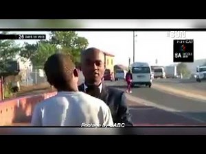 Video Of The Day: Man threatens SABC journalist