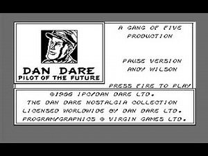 Dan Dare Commodore 64 Gameplay | Classic Retro Action