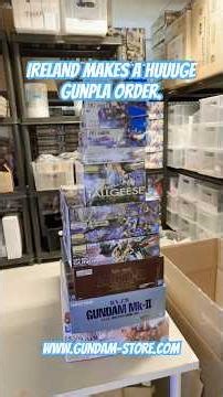 Ireland makes a huuuge Gunpla order. #gundam #gunpla #bandai #modelkit #hobby