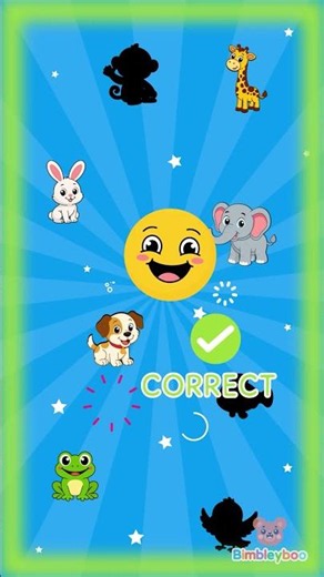 Spin the Wheel! 🐶🐦 Reveal the Animals & Match the Shadows! Fun Kids Learning Game | Bimbleyboo
