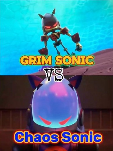 Grim Sonic Vs Chaos Sonic #edit #sonicprime #sega