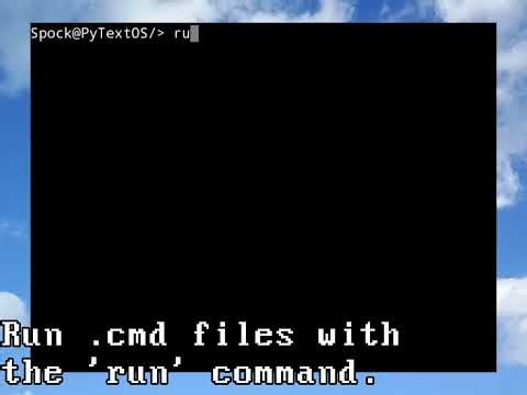 PyTextOS – A text-based operating system in python | Read description for more | Release: Apr 2 2026