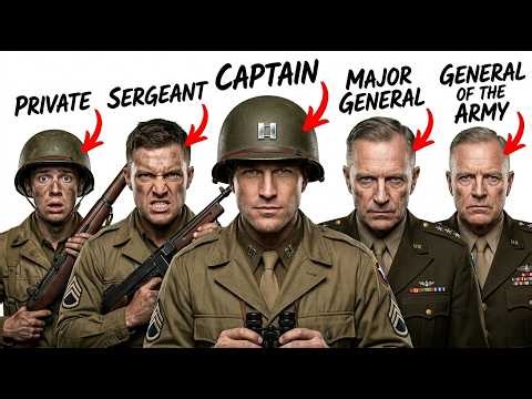 Every RANK in US Army During World War II Explained