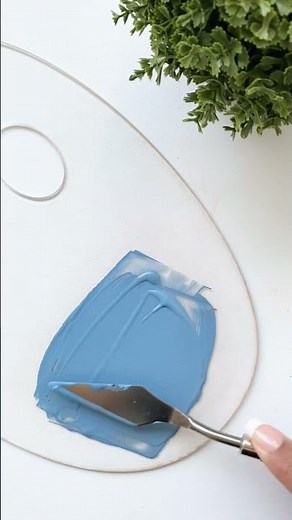 Powder Blue | Color Mixing Tutorial #color #painting #tutorial #trending #shorts #trendingshorts