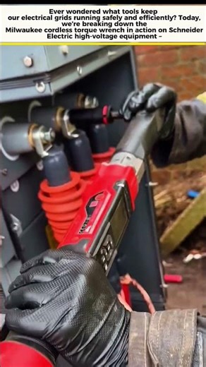 Milwaukee Cordless Torque Wrench: Educating on High-Voltage Electrical Work Tools"