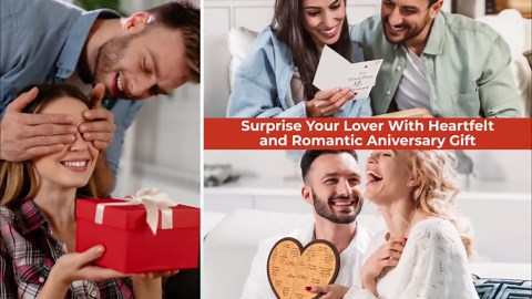 Stofinity 3 Year Anniversary Wooden Gifts For Him Her - 3rd Anniversary Wedding Gifts For Couple, Happy 3rd Anniversary Marriage Gifts For Husband Wife, Leather Third Anniversary Dating Gift